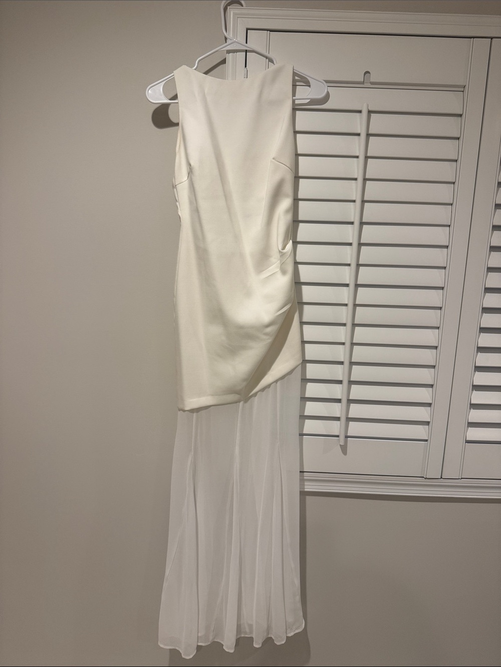 Hello Molly Ivory High-Low Maxi Dress